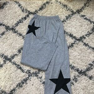 Kids gray stretchy sweatpants